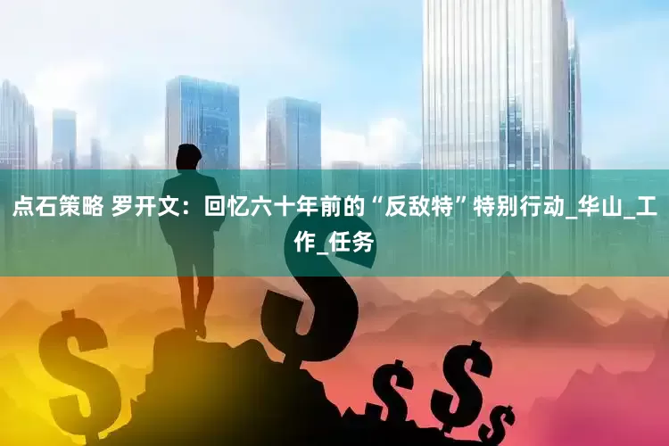 点石策略 罗开文：回忆六十年前的“反敌特”特别行动_华山_工作_任务