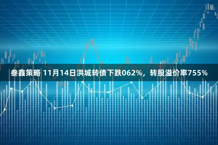叁鑫策略 11月14日洪城转债下跌062%，转股溢价率755%